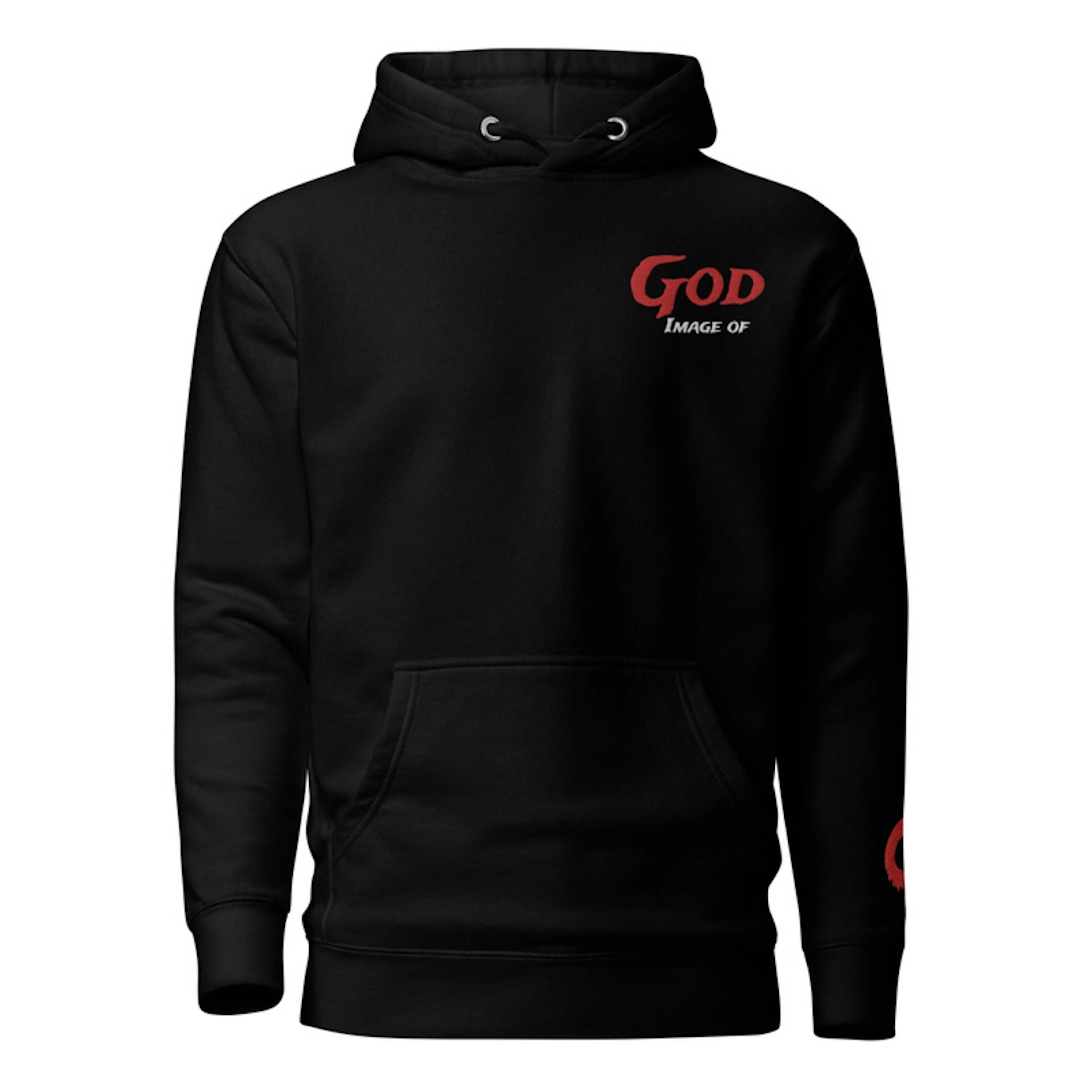 Image of GOD hoodie (red)