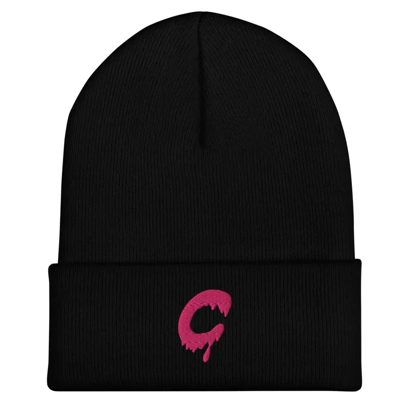 C logo beanie (pink)