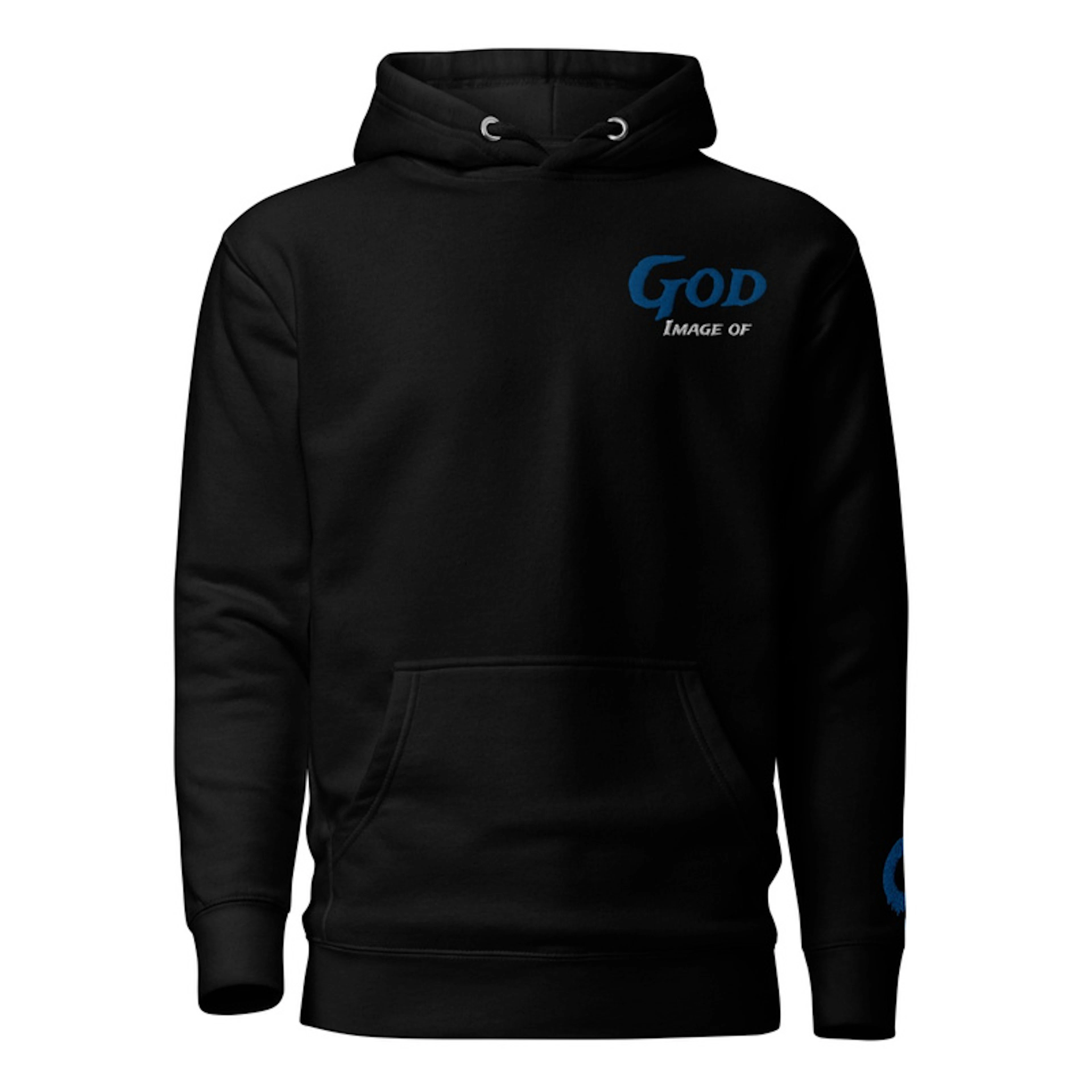 Image of GOD hoodie (blue)
