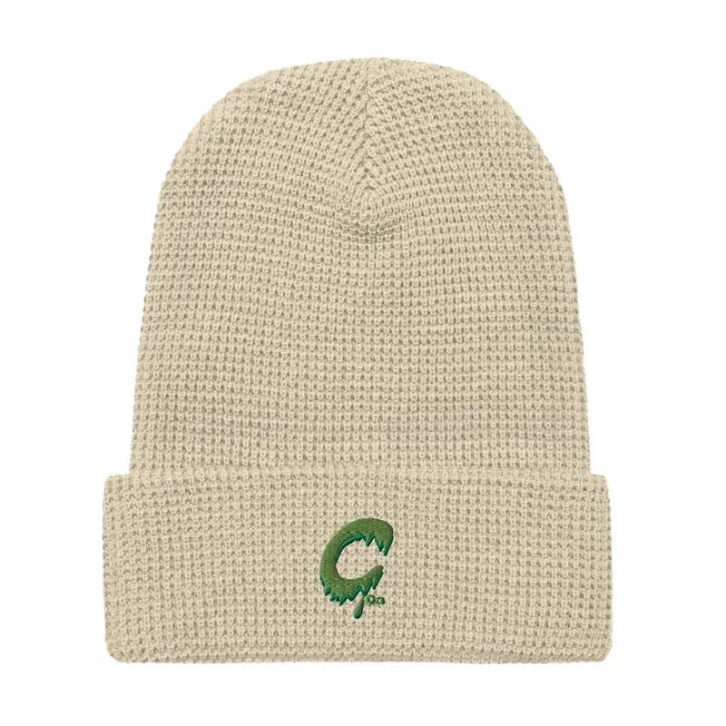 COZI waffle beanie (green)