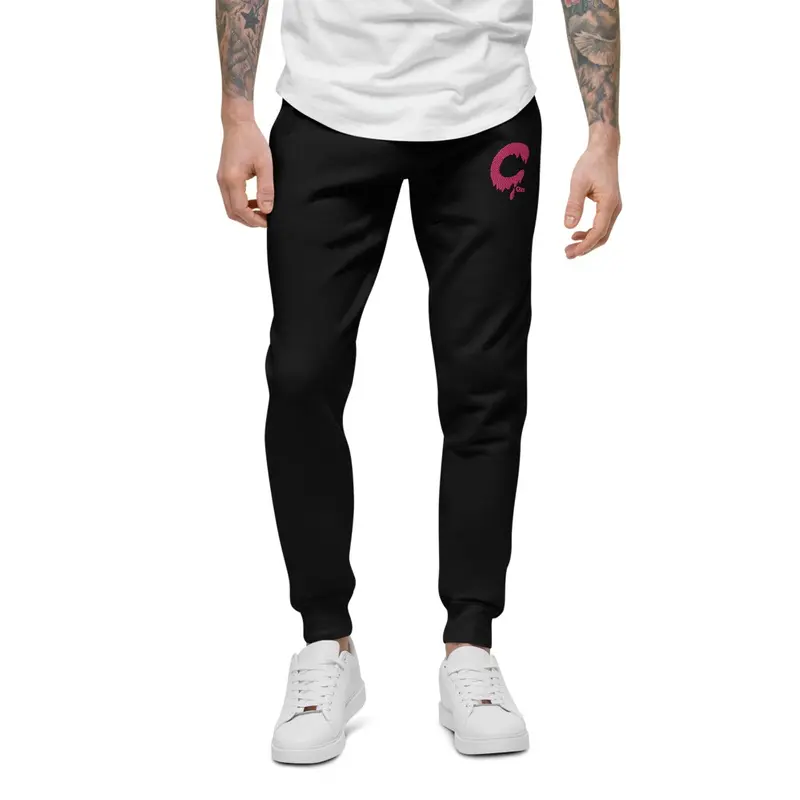 COZI logo joggers (pink)