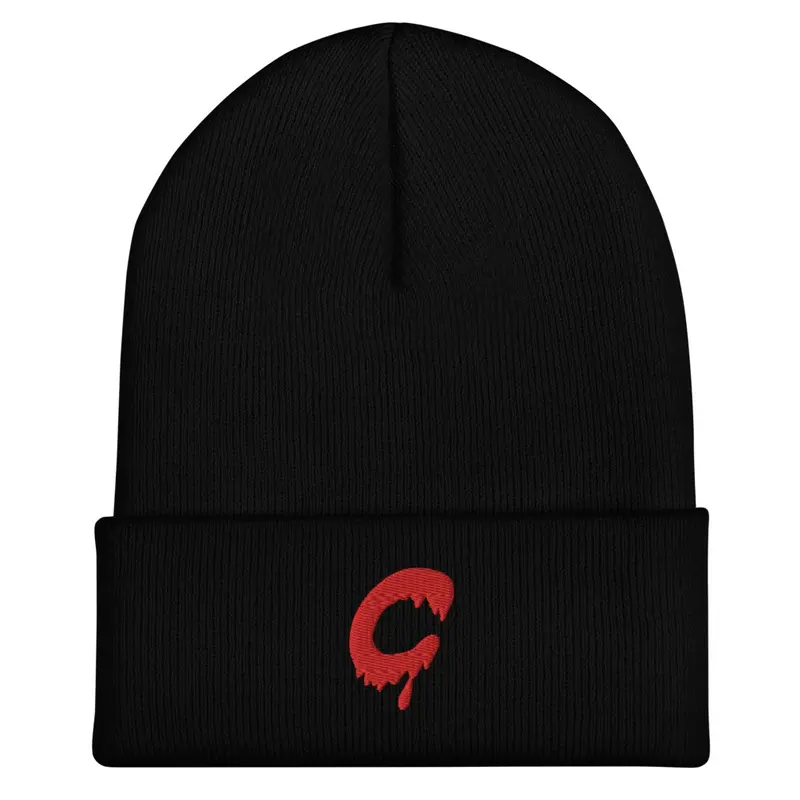 C logo beanie (red)