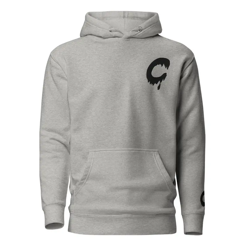 C logo hoodie (black)