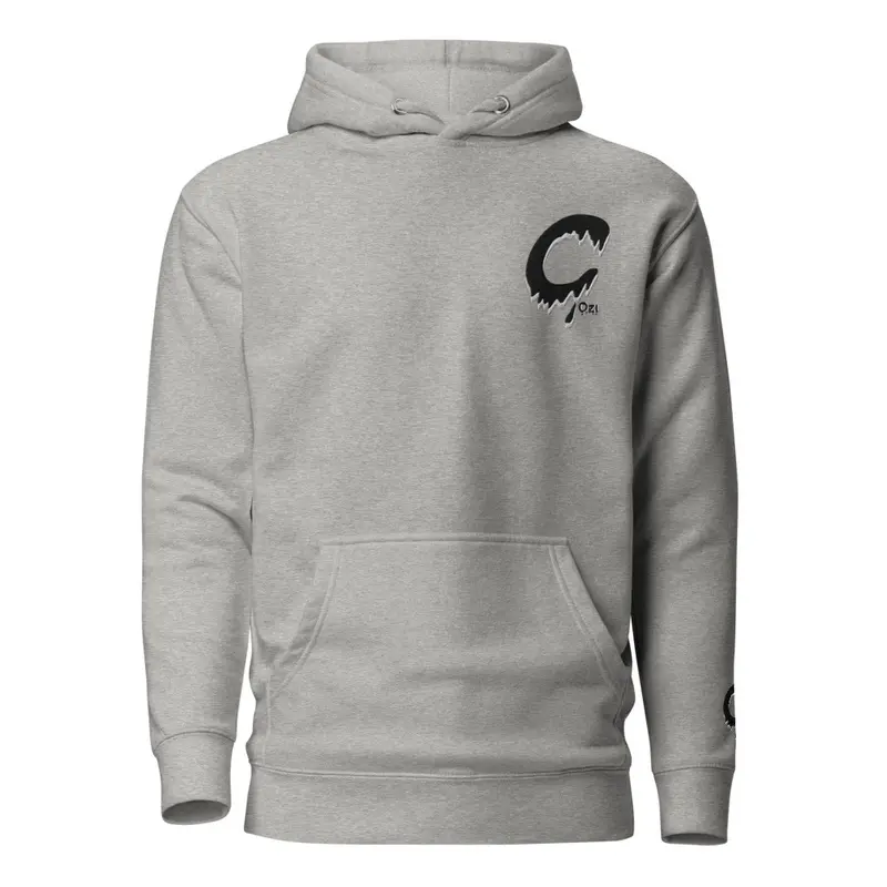 COZI logo hoodie (black)