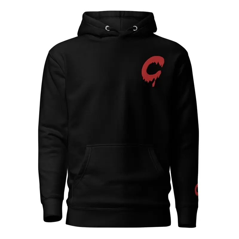 C logo hoodie (red)