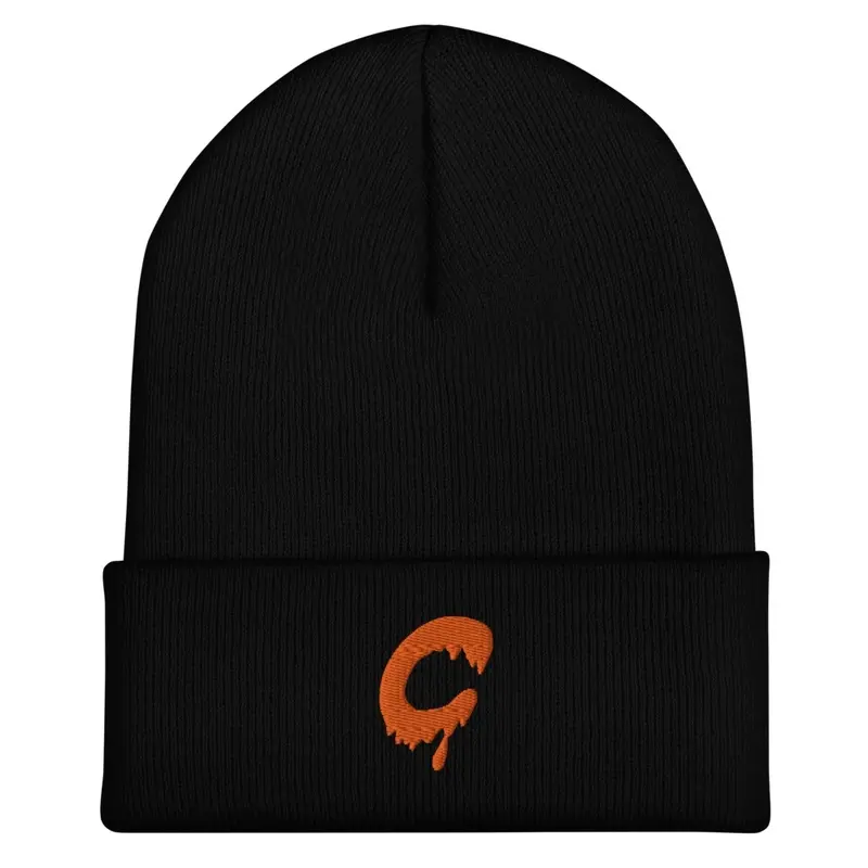 C logo beanie (orange)