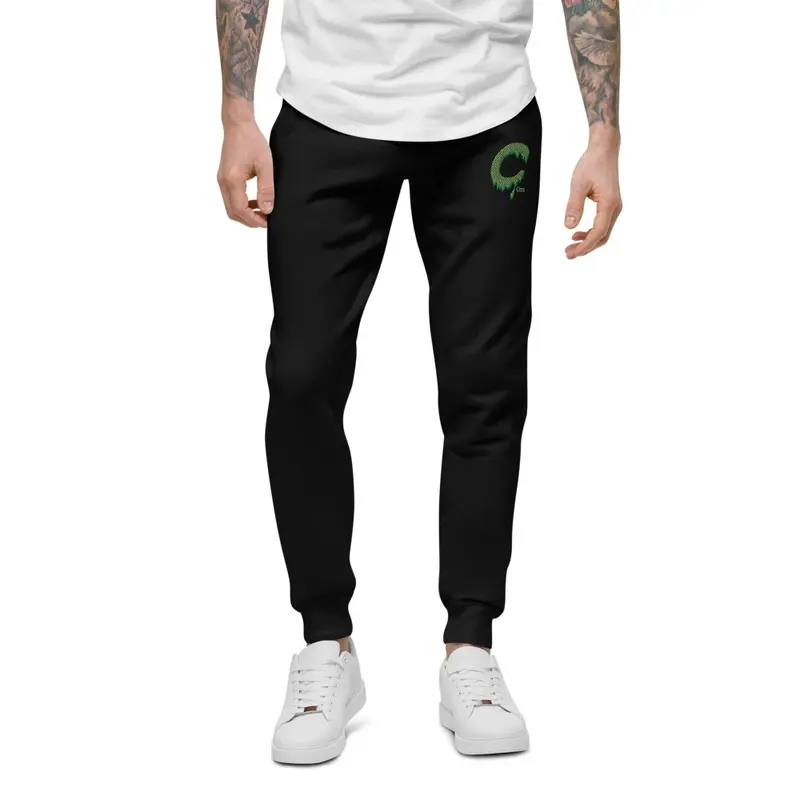 COZI logo joggers (green)