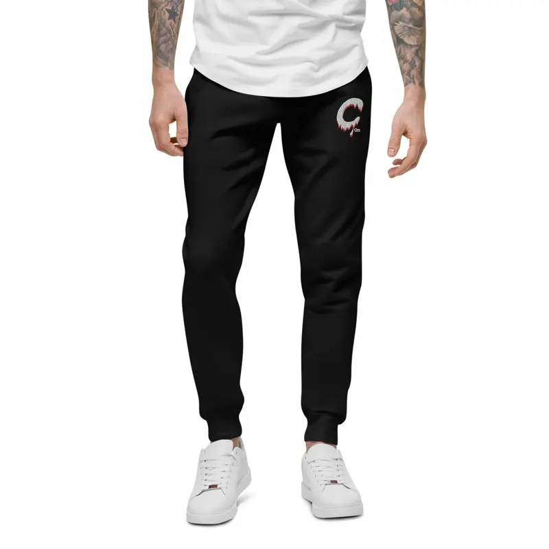 COZI logo joggers (red)